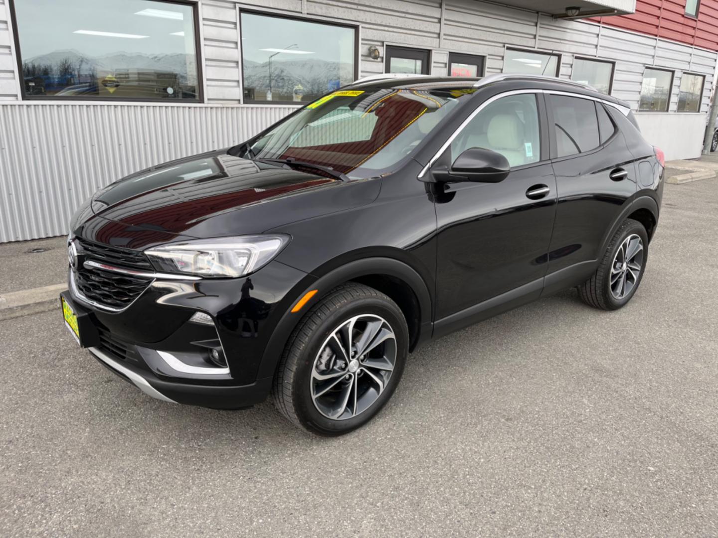 2021 BLACK /cream cloth BUICK ENCORE GX SELECT (KL4MMESL6MB) with an 1.3L engine, Automatic transmission, located at 1960 Industrial Drive, Wasilla, 99654, (907) 274-2277, 61.573475, -149.400146 - Photo#0